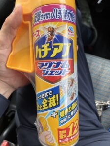 蜂用殺虫スプレー